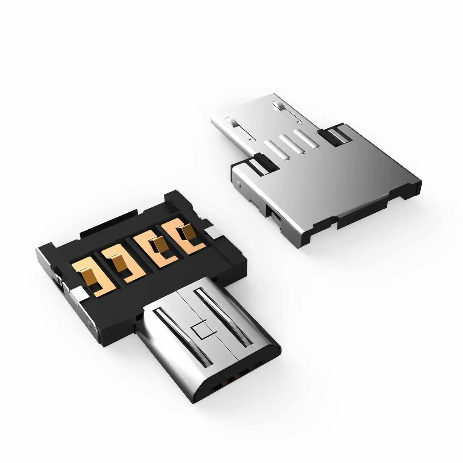 Микро USB адаптер 2 шт. микро OTG коннектор Мини для Xiaomi Huawei смартфона флеш