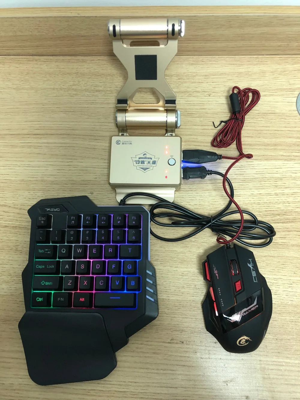 GameSir X1 BattleDock конвертер Стенд док-станция для AoV, мобильные легенды, FPS игры с G30 проводной игровой клавиатуры добавить мышь HXSJ H100
