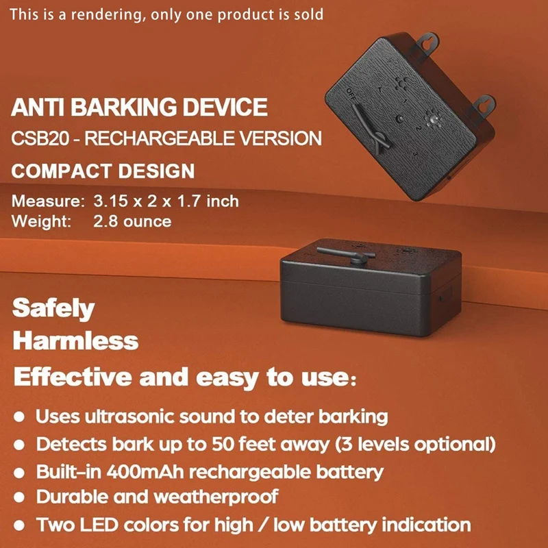 Устройства против лай перезаряжаемое ультразвуковое устройство для контроля