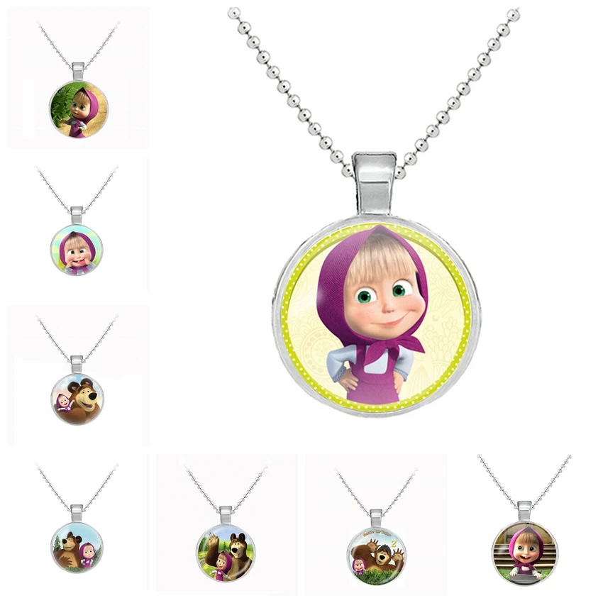 Россия Маша время драгоценный камень сплав стекло кулон ожерелье Модные