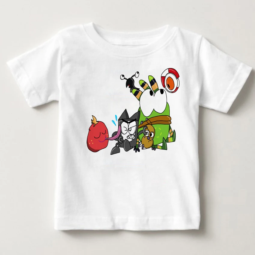 

Qumiqumi Children T Shirt Crew Neck Baby Tshirt Costume Infant Lovely Boy And Girl Russian Cartoon Summer T-shirt For Kid MJ