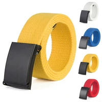 canvas belt automatic buckle casual nylon belt military belt outdoor travel tactical belt unisex sport belt high quality