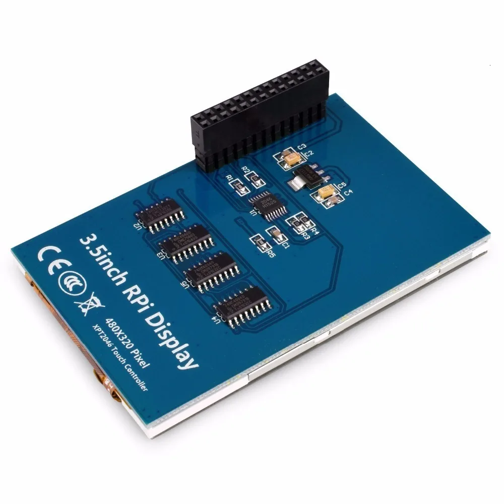 Raspberry Pi 4/3 Model B 3 5 &quotсенсорный ЖК-дисплей Прозрачный Акриловый чехол стилус |