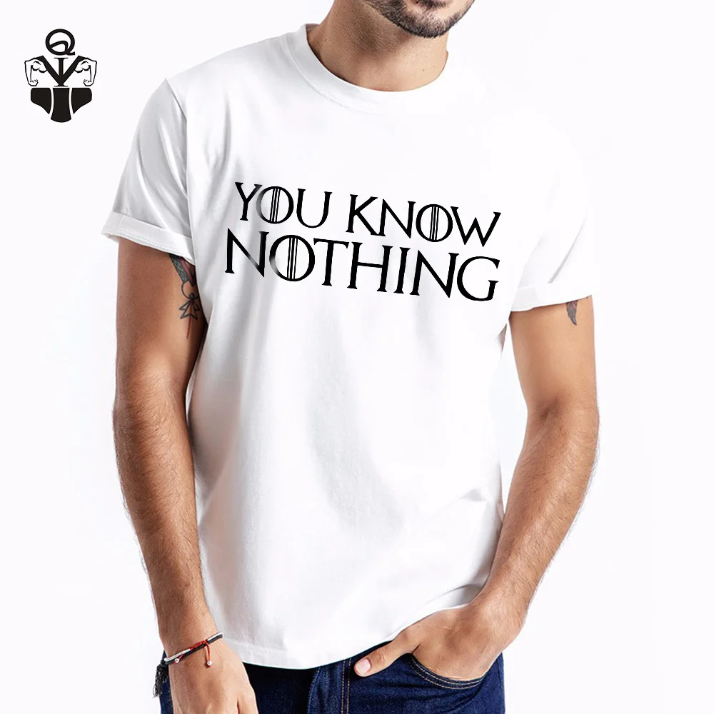 QIM Игра престолов вы не знаете ничего Джон Снежный принт повседневные летние