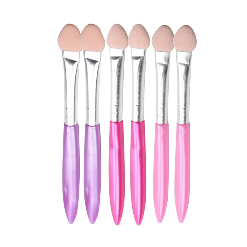 

6 Pieces One End Foam Tip Applicators Eyeshadow Brush