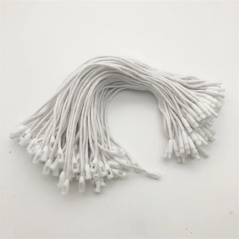 Пластиковая бирка 100 шт./лот белая бежевая черная подвесная полиэфирная веревка