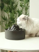 2020 newest 1 5l ceramic automatic pet cat water fountain dog cat pet mute drinker feeder volcano fountain dispenser