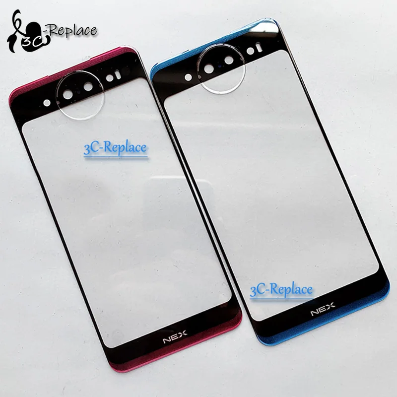 Красный/синий 6 4 дюймов для BBK Vivo Nex двойной Дисплей Edition / NEX 2 задних Батарея крышка