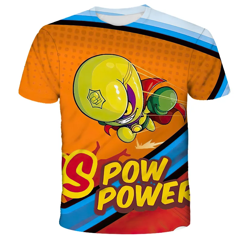 

Superzings Funny Cartoon Fashion T Shirt Kids Kawaii Super Zings T-shirt Kids Cute Anime Tshirt Children Top Tees Boys Girls