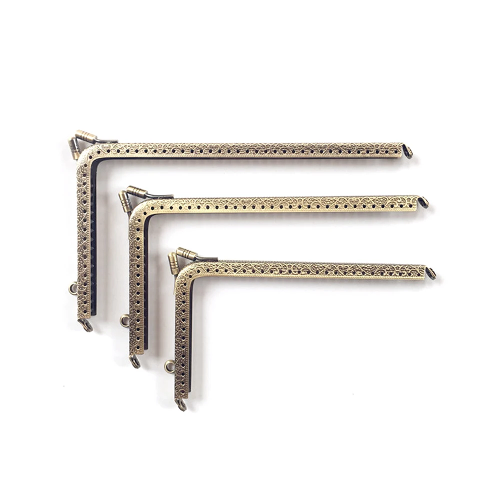 10pcs 14 516 518 5cm right angle l metal coin purse phone bag frames kiss clasps locks clutch buckles diy hardware accessories free global shipping