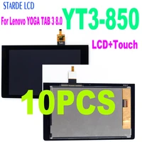 10 pcs for lenovo yoga tab 3 8 0 yt3 850 yt3 850f yt3 850l yt3 850m lcd display touch screen digitizer glass panel replacetools