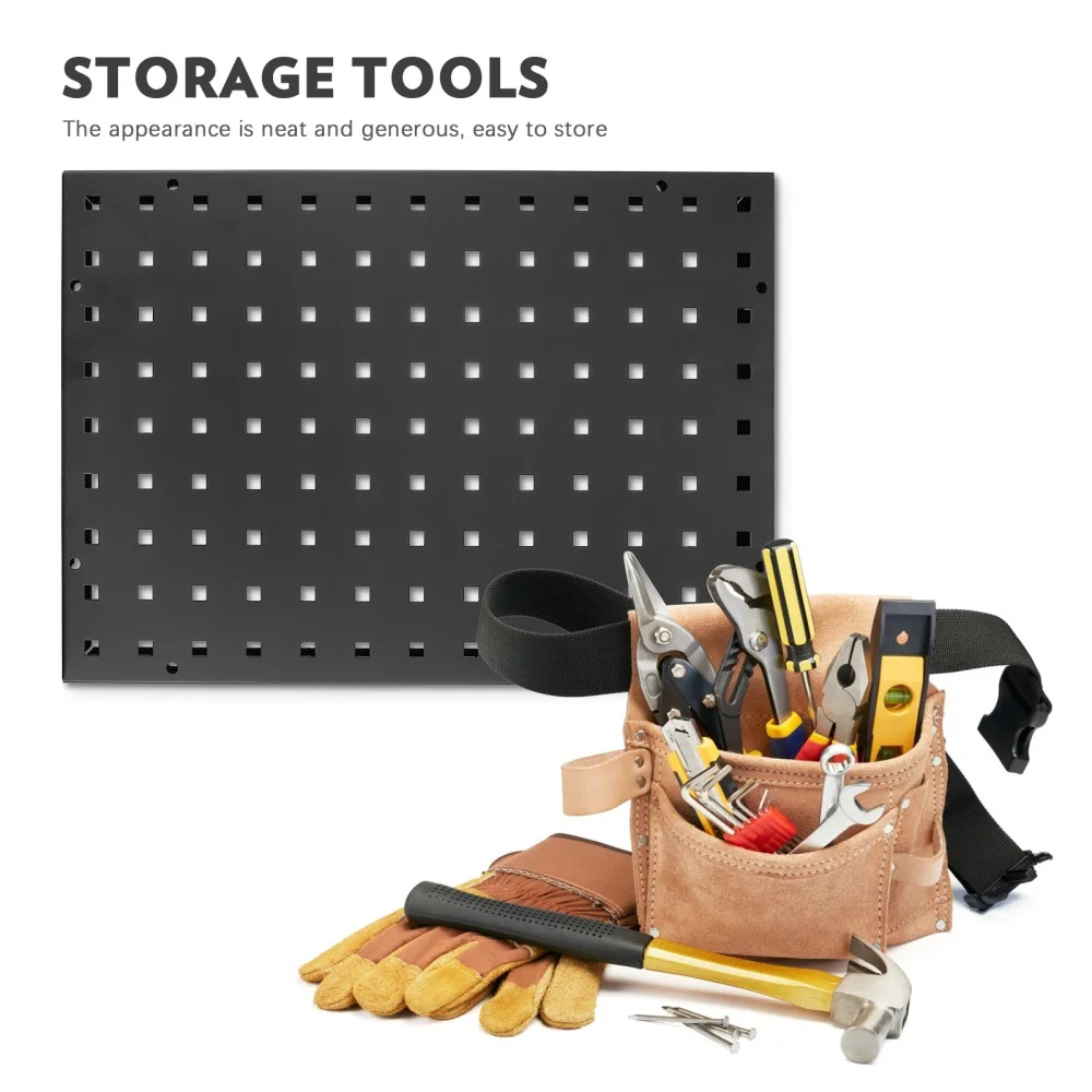 

Cold Rolled Steel Pegboard Wall Mount Storage Rack Garage Tool Storage Rack