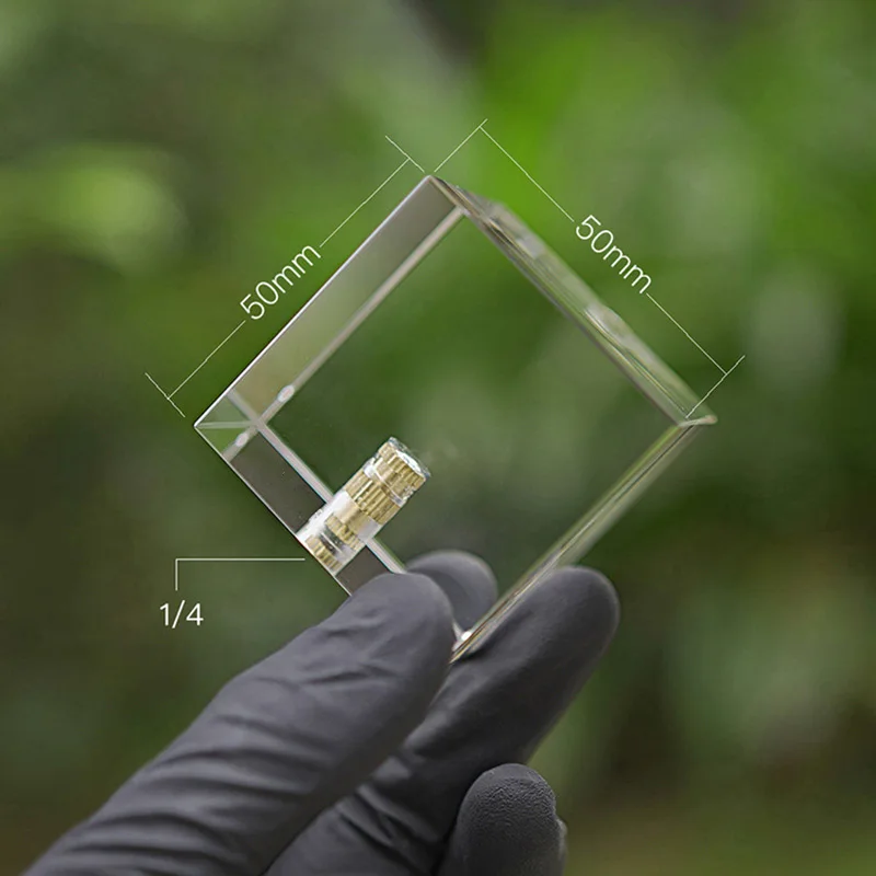 Квадратный хрустальный фотографический квадратный оптический стеклянный