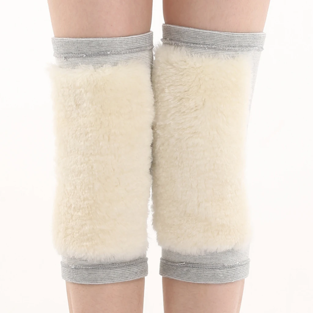 1 пара шерстяной Теплый наколенник подтяжки для спорта катания на лыжах и