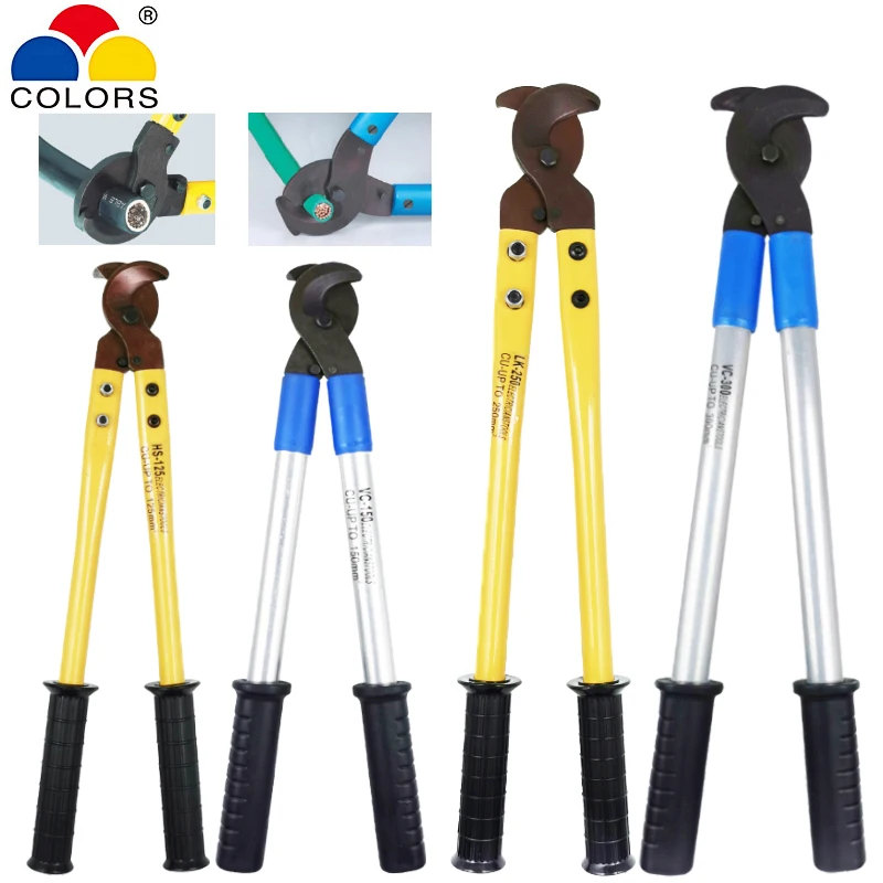 Большие плоскогубцы для резки кабеля 300 мм2 инструменты медных и алюминиевых