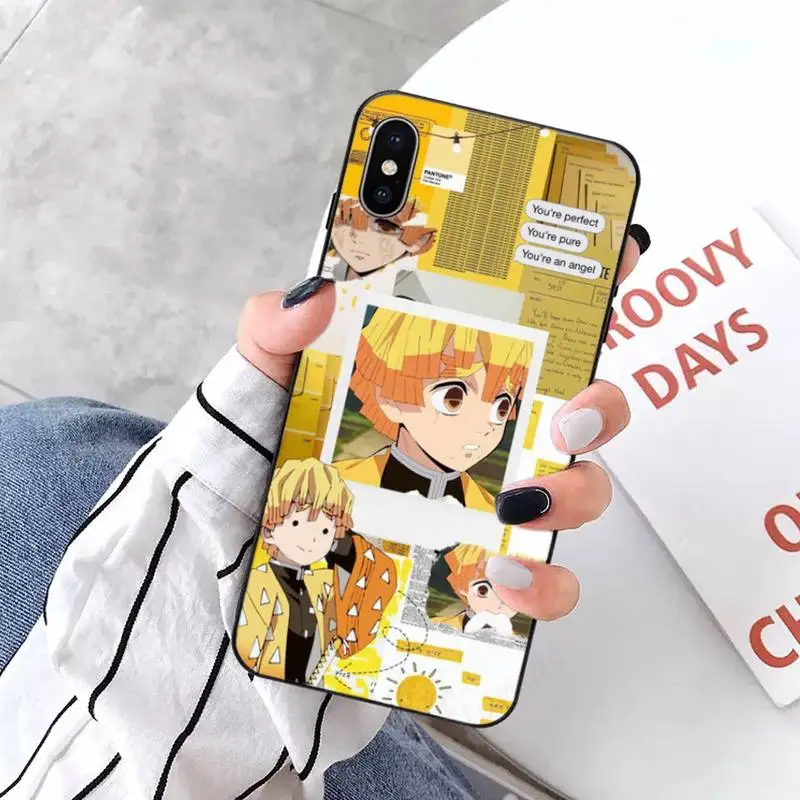 

demon slayer The Blade of Ghost Phone Case for iPhone 11 12 pro XS MAX 8 7 6 6S Plus X 5S SE 2020 XR mini