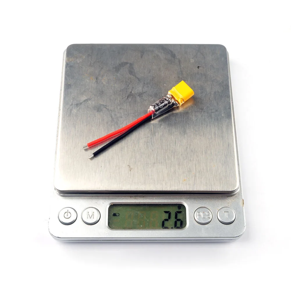 Силовой конденсатор HappyModel 70 мм XT30 Plug Pigtail, 100 мкФ, 16 В, запчасти для контроллера полета Mobula7 Sailfly-X Crazybee F4 PRO