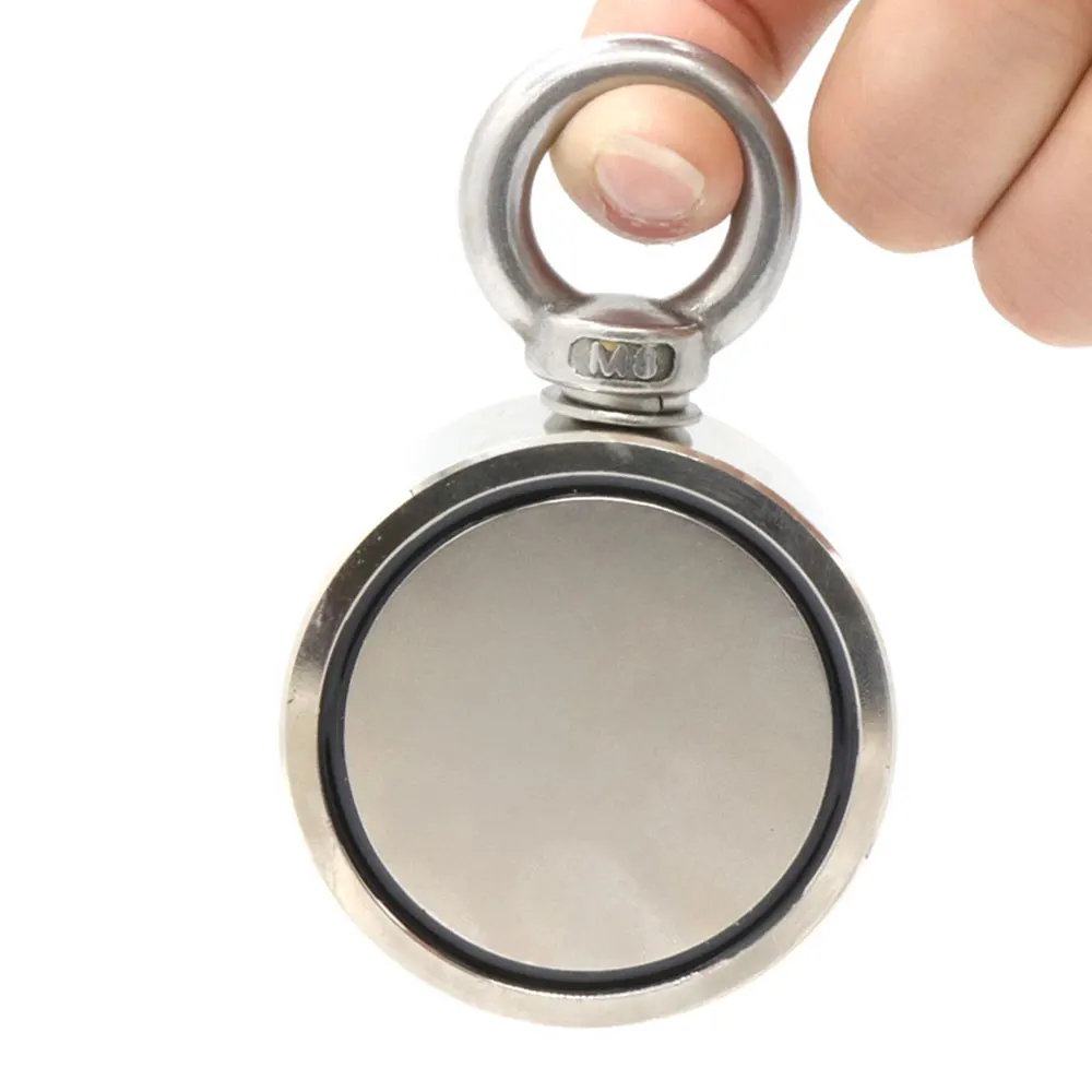 Супермощный неодимовый магнит максимальный вес 150 кг для поиска рыболовных