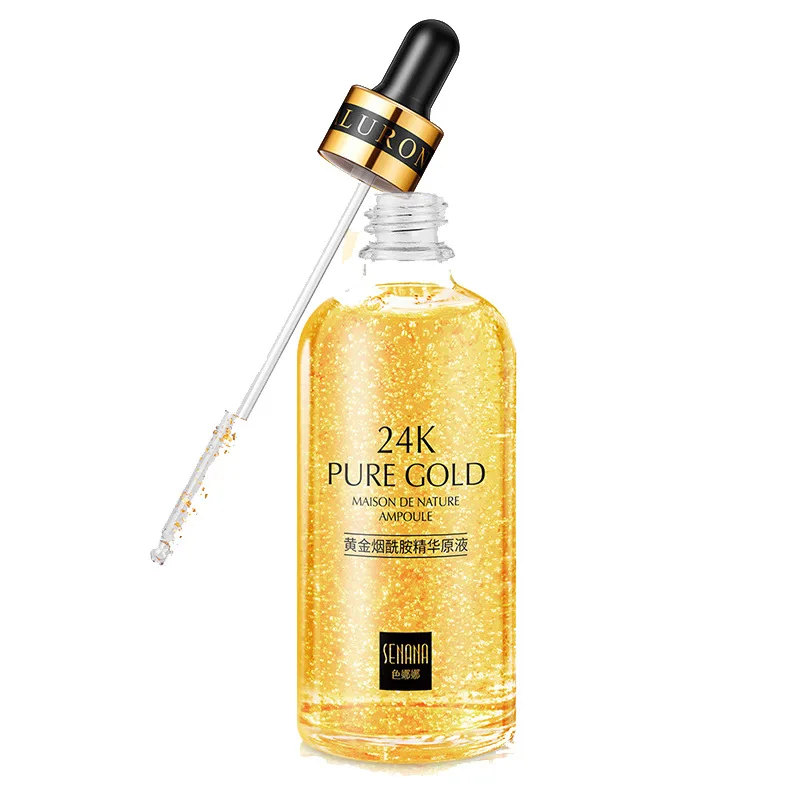 

24k gold Hyaluronic Acid Face Serum Anti-Aging Moisturizing Whitening Cream Visage Skincare Products 15ML