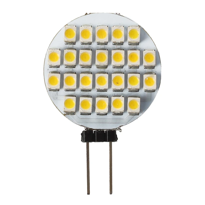 G4 1210 SMD 24 светодиодный светильник лампа точечная теплого белого света 3000 3500K