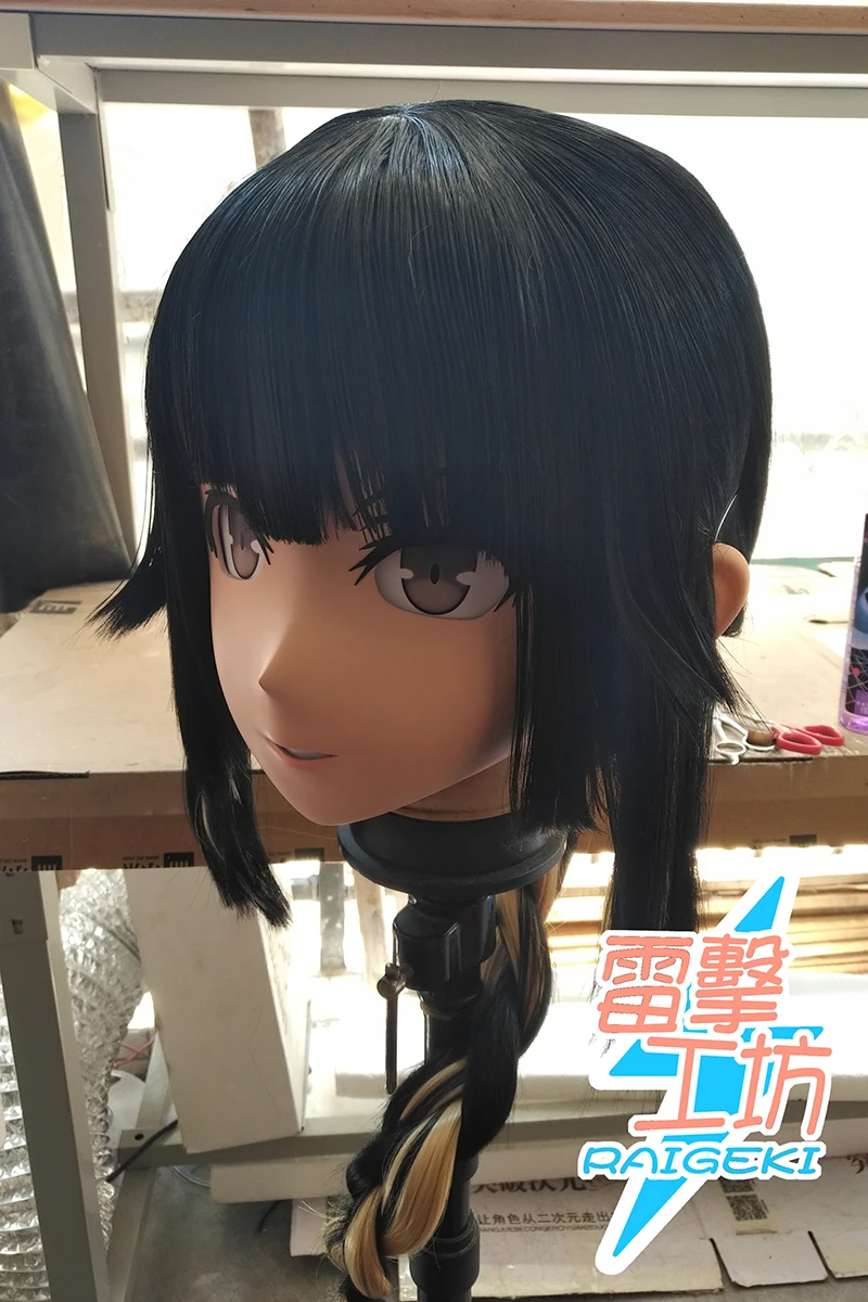 

(RAIGEKI MAKS 151) Silicone Helloween Cosplay Mask Girl Crossdressing Resin BJD DOLL Japan Cartoon Kigurumi Anime Cosplay Mask