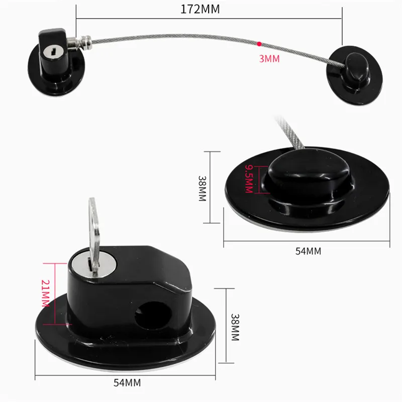 

Safety Baby Window Lock children's lockers Door lock Children's Protection Limiter For Windows For Children Under One Year