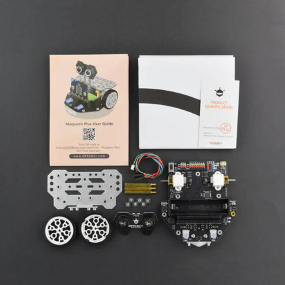 Новый робот DFRobot micro:Maqueen Plus улучшенный Обучающий Мобильная платформа смарт