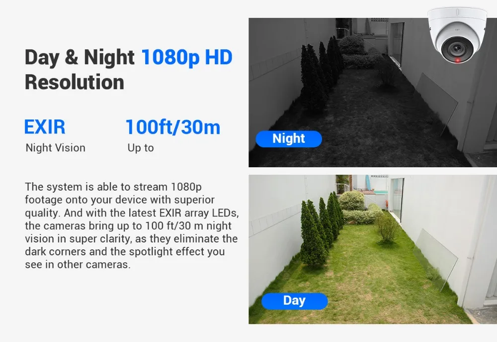 ANNKE 8CH 2MP со сверхвысоким разрешением Ultra HD, POE сетевой видеорегистратор безопасности Системы 8MP H.265 NVR с 4X2 Мп возможностью погружения на глубину до 30 м Ночное видение всепогодный IP CCTV Камера