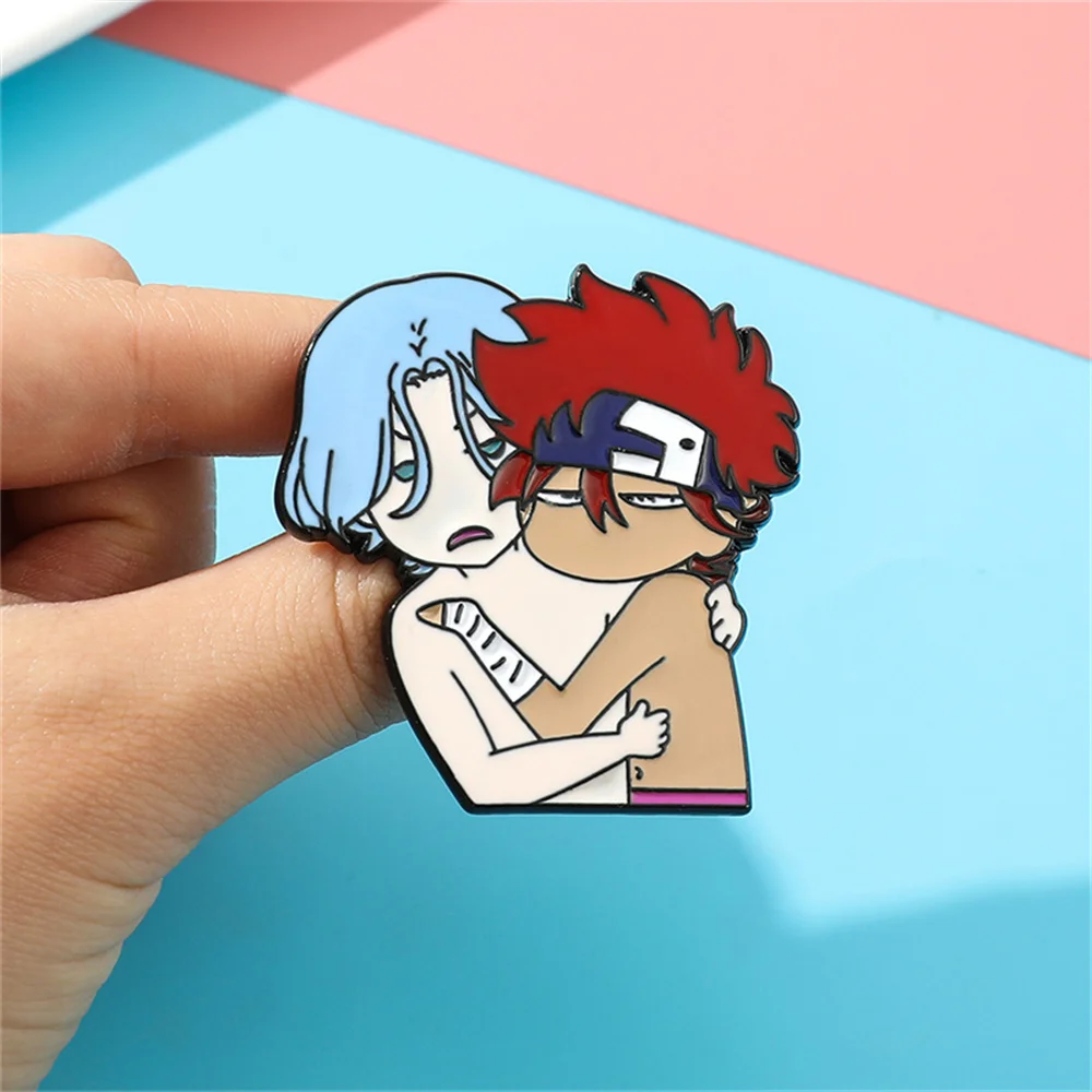 SK∞ SK8 the Infinity забавная эмалированная булавка для лацкана значок с персонажами