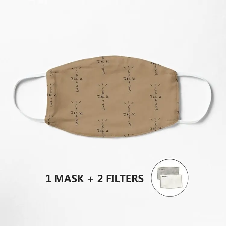 

Cactus Jack - Black (EXCLUSIVE) Mask Mask Dust-proof Mouth Cover Washable Women Outdoor Reusable Mouth Mascarilla