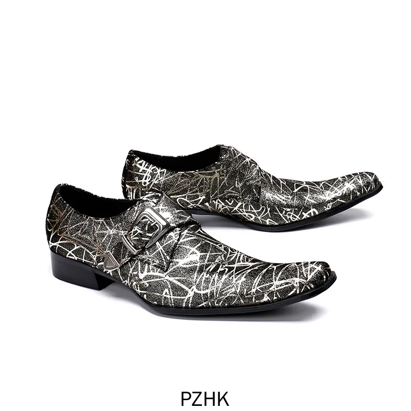 Новинка 2019 года мужские популярные кожаные туфли с острым носком высокого