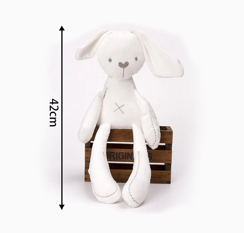 

42CM Cute Rabbit Doll Soft Plush Toys For Children Bunny Sleeping Mate Stuffed &Plush Animal Baby For Infants Kids Gift