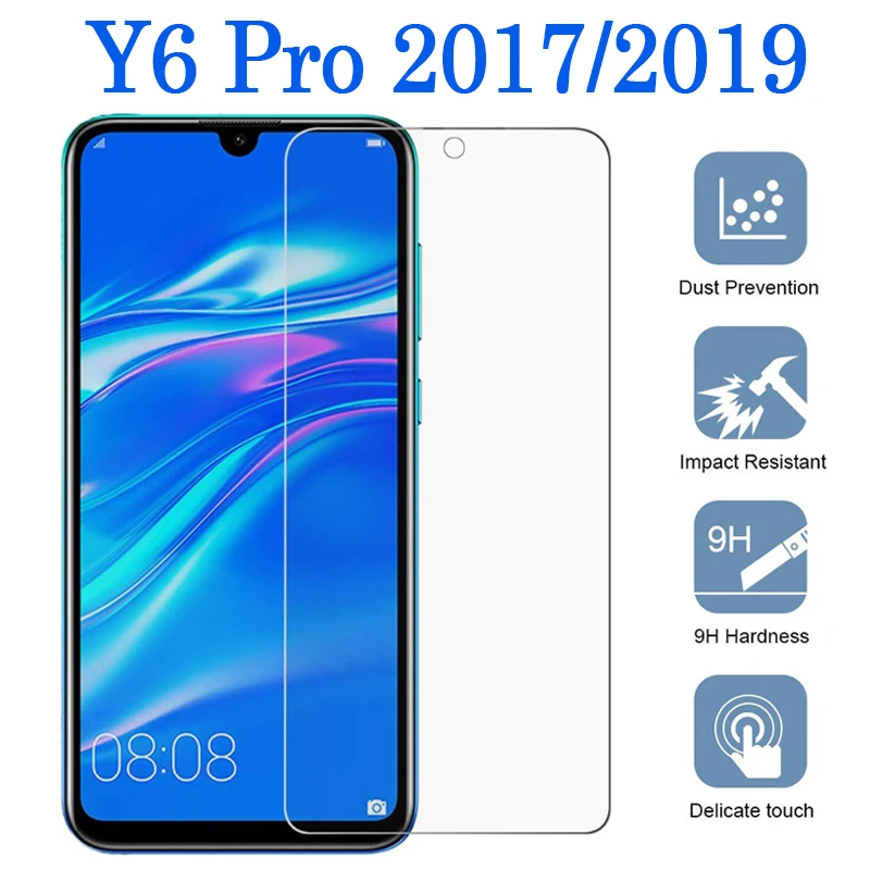 Защитное стекло Y 6 Pro для Huawei Y6 2019 2017 Y6Pro 6Y Y6Pro2019 Y6Pro2017 защита экрана бронированный