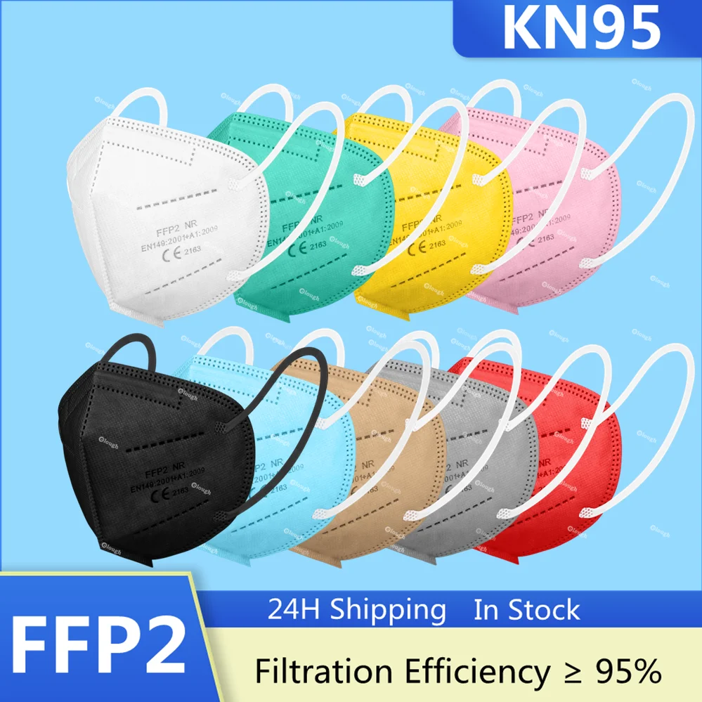

FFP2 Masks KN95 Mascarillas Homologada 5 Layers ffp2mask CE respiratory Mask FPP2 Protective Face Mask KN 95 Masque Adult