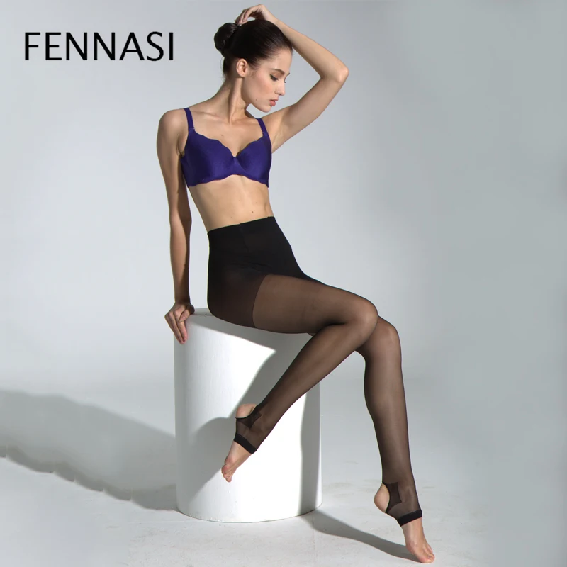 FENNASI Nylons женские сексуальные колготки в полоску большие размеры цветные колготы