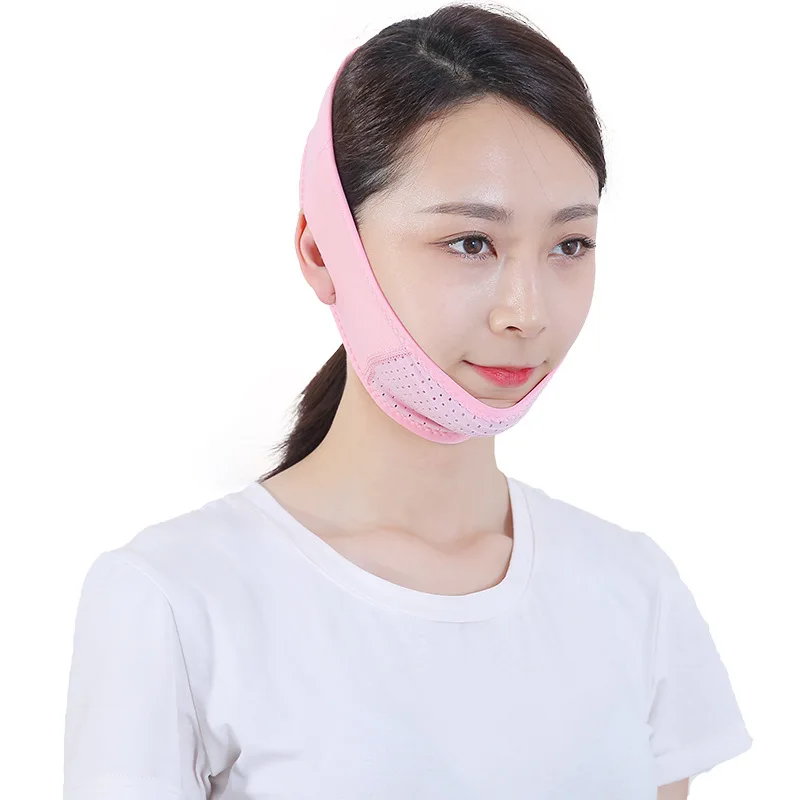 Бандаж для лица двойной подбородок тонкий пояс подтягивающий массаж похудения