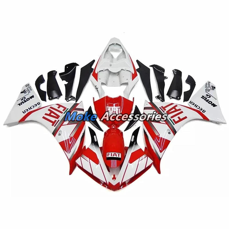 

Motorcycle Fairings Kit Fit For Yzf R1 2009 2010 2011 2012 Bodywork Set High Quality Abs Injection New Red White