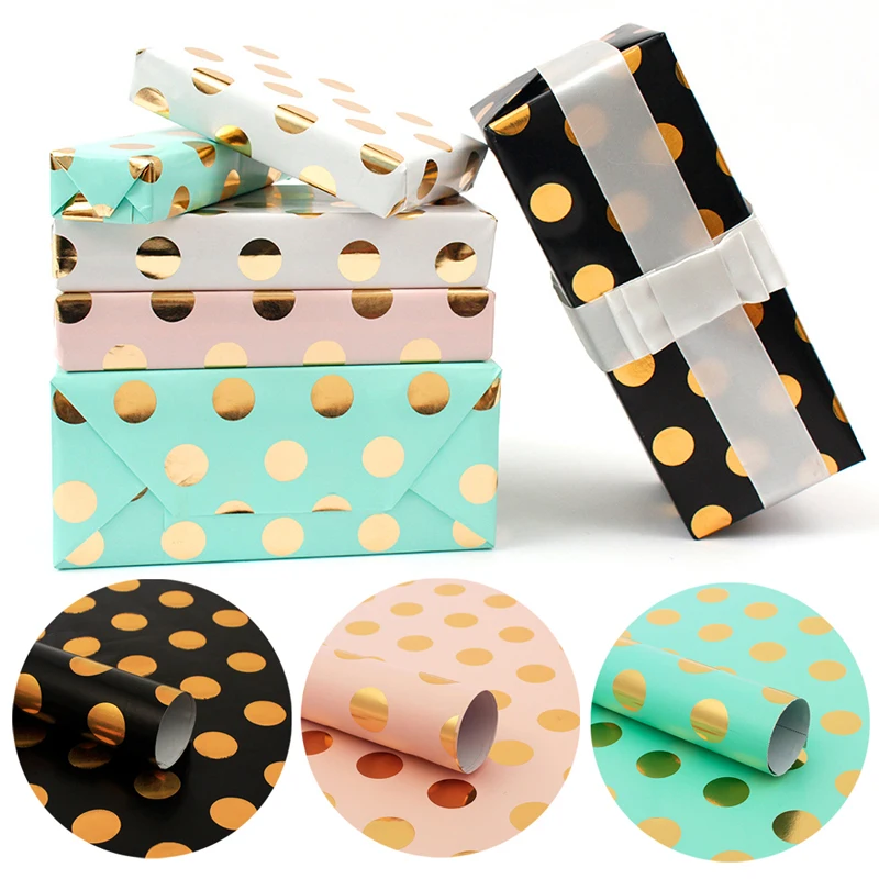 

1 PC 50*70 Cm Christmas Wrapping Paper Craft Printed Tissue PaperGift Wrap Wedding Party Home Decor Origami Scrapbook Supplies