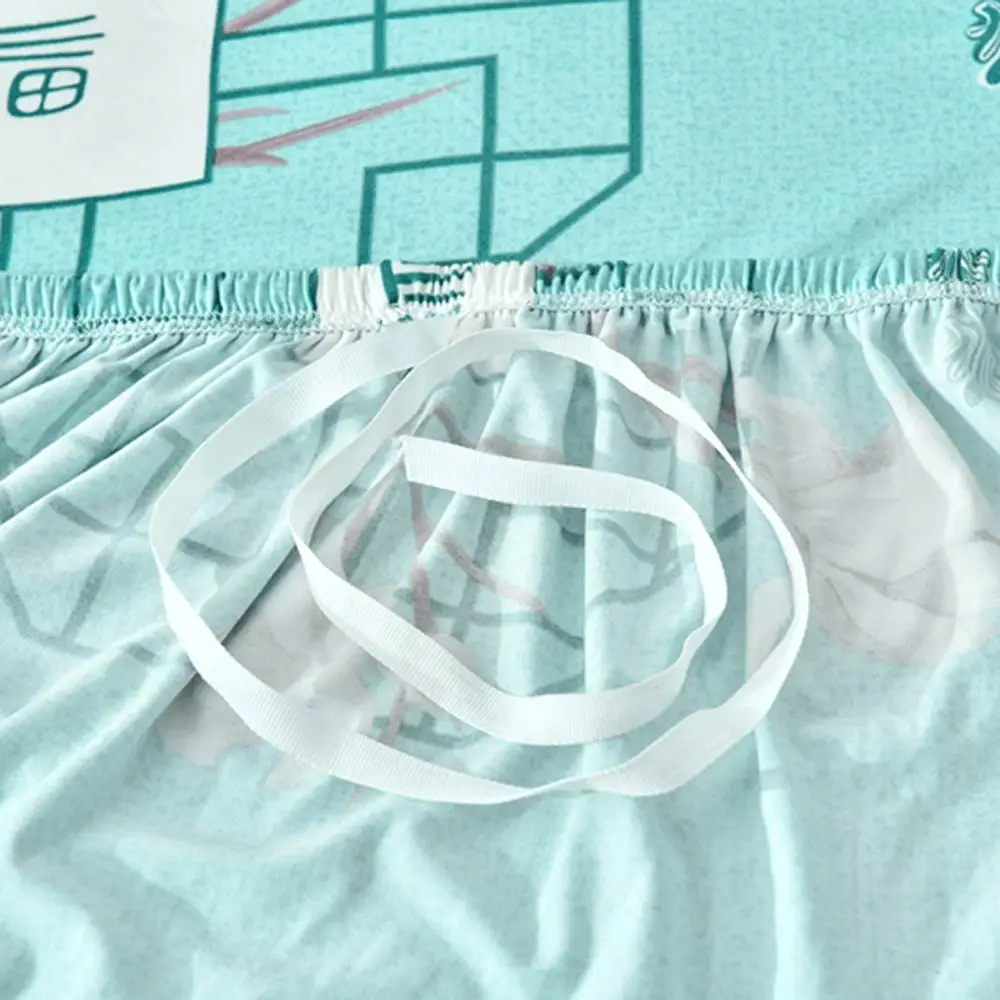 Чехол для дивана эластичное покрытие из спандекса/полиэстера с принтом в виде