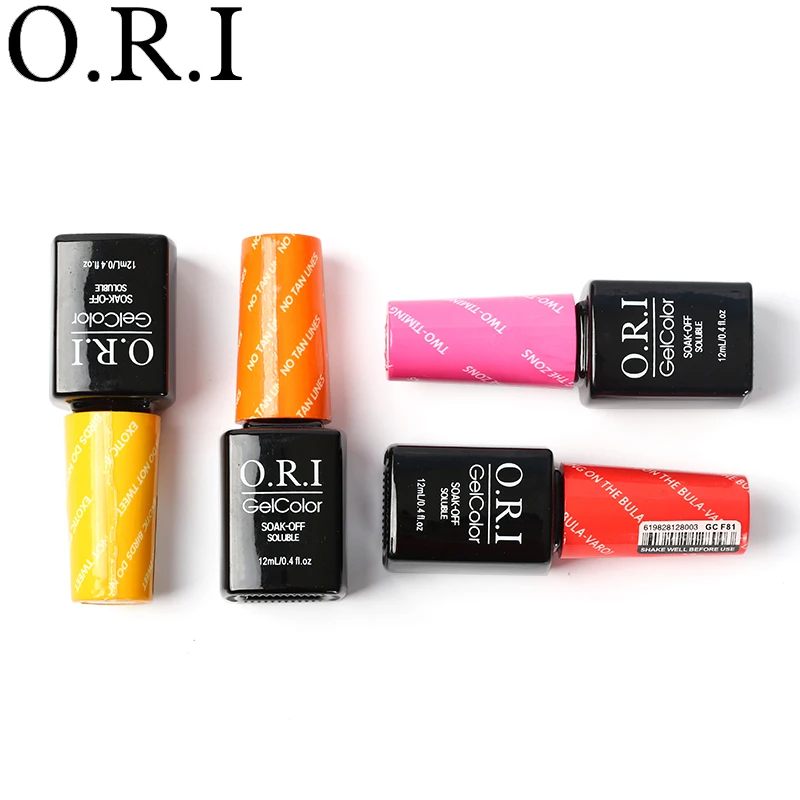 O.R.I 1 шт. УФ гель для ногтей Полупостоянный Гель маникюра лак замачивания 12 мл