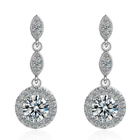 water drops set diamond earrings long studded woman diamond earrings stud earrings
