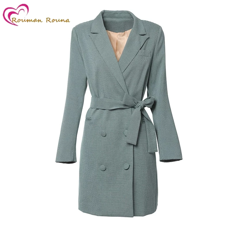 

2020 spring women's new fashion coat light mature loose all-around Plaid windbreaker women