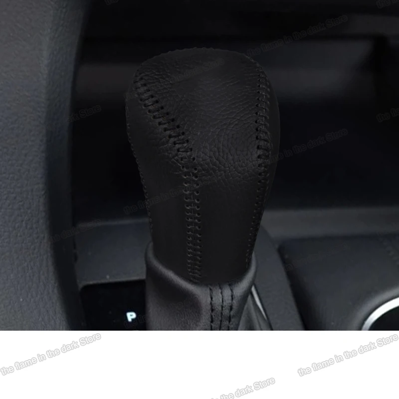 

Lsrtw2017 Fiber Leather Car Gear Lever Cover Trims for Toyota Avalon 2019 2020 2021 Xx50 Accessories Auto Shift Knob