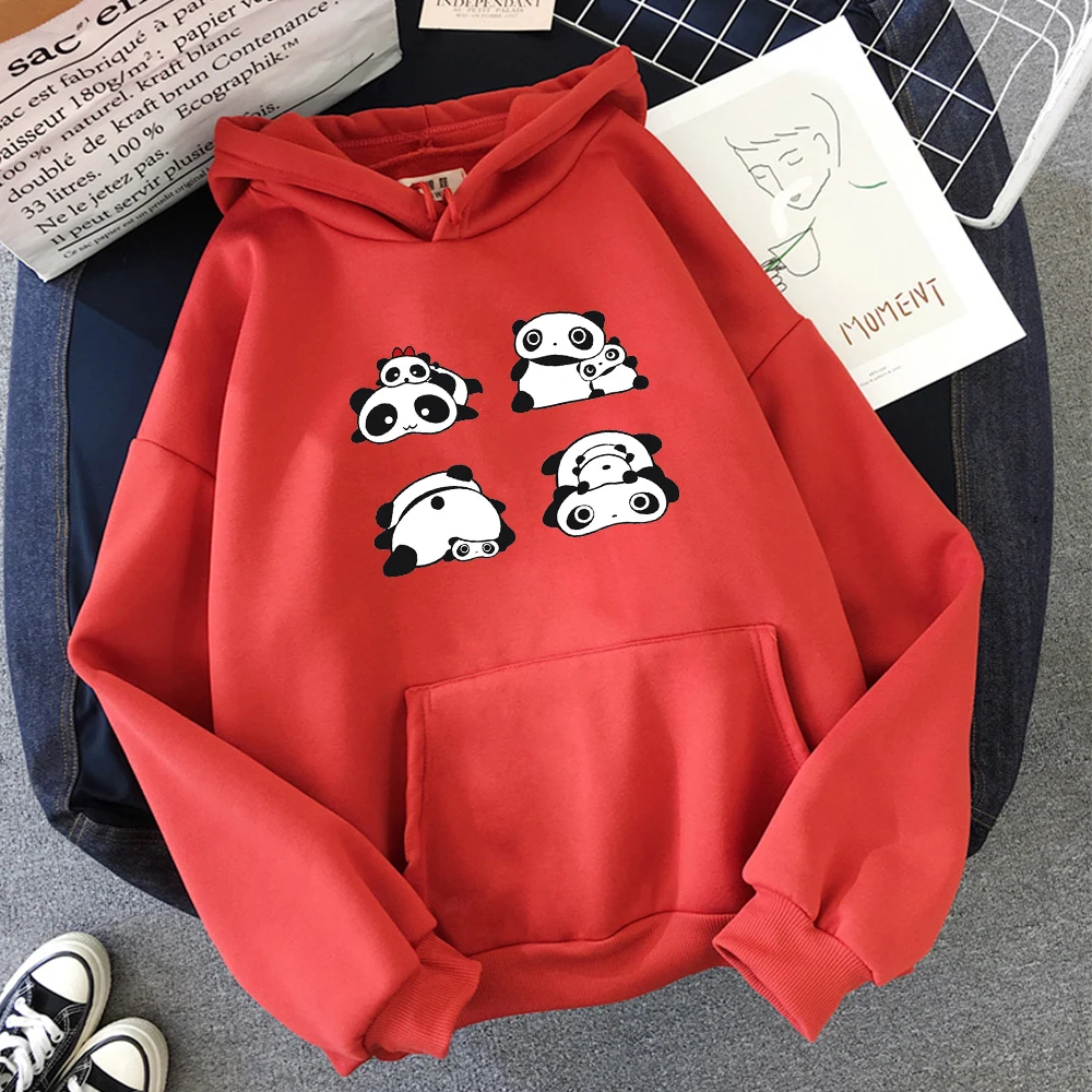 

Fashion Couple Oversized Cotton Hoodies for Women Winter Anime Panda Print Sweatshirt Casual Kawaii Hoodie Streetwear Sudaderas