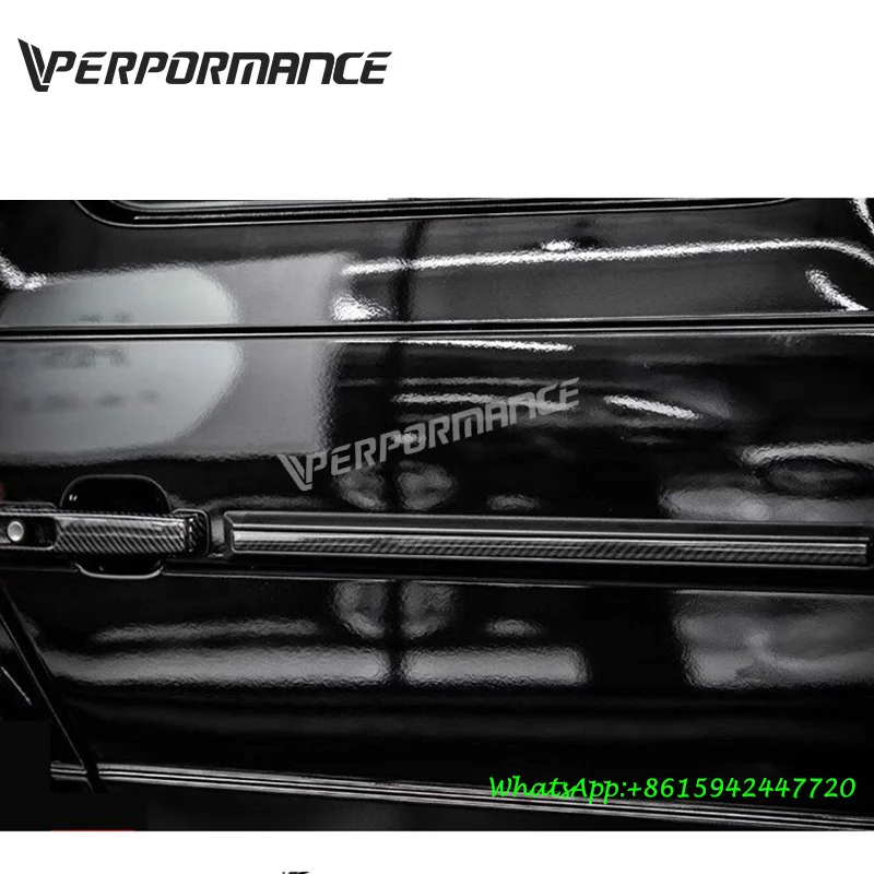 W463 G500 G55 G63 B800 B900 карбоновая боковая формовочная отделка(10 шт.) Боковая формовочная крышка W463 дверная полоса
