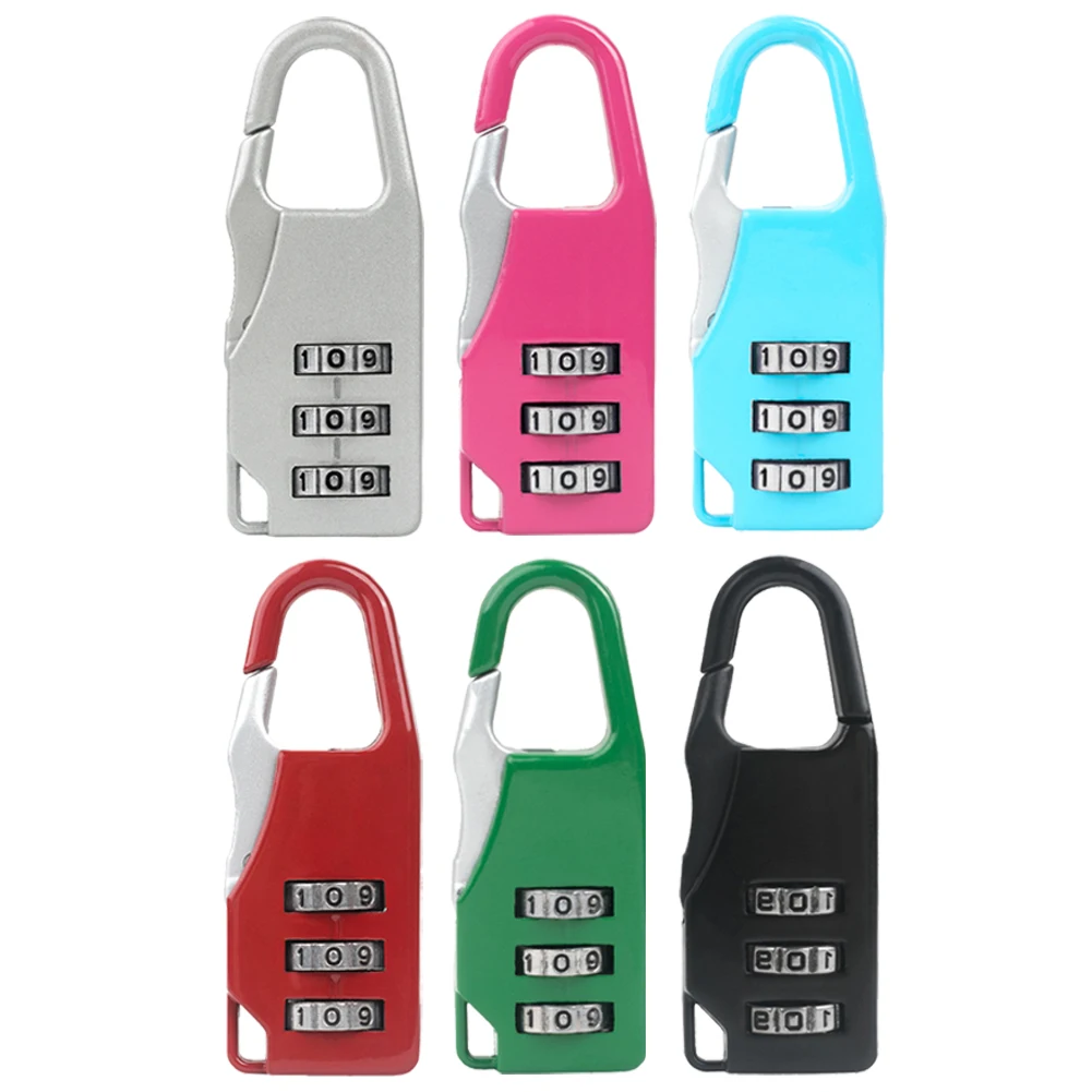 

Portable Alloy Mini Lock Padlock Safe Combination Code Lock Padlock for Luggage Zipper Backpack Travel Luggage Anti-theft