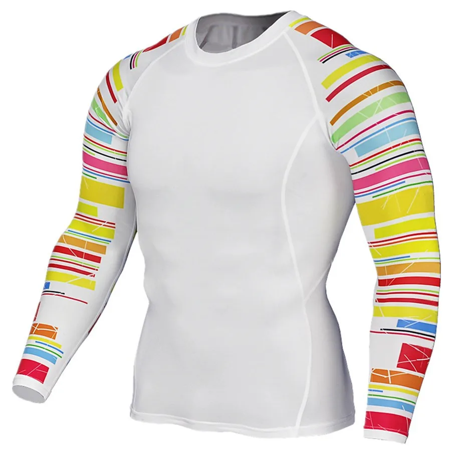 

Men's Athletic Compression Sport Running Long Sleeve Dry Fit Shirts Workout Running Shirts