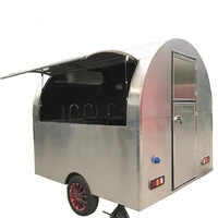 factory sale low price stainless steel food trailer fast food truckfood cart