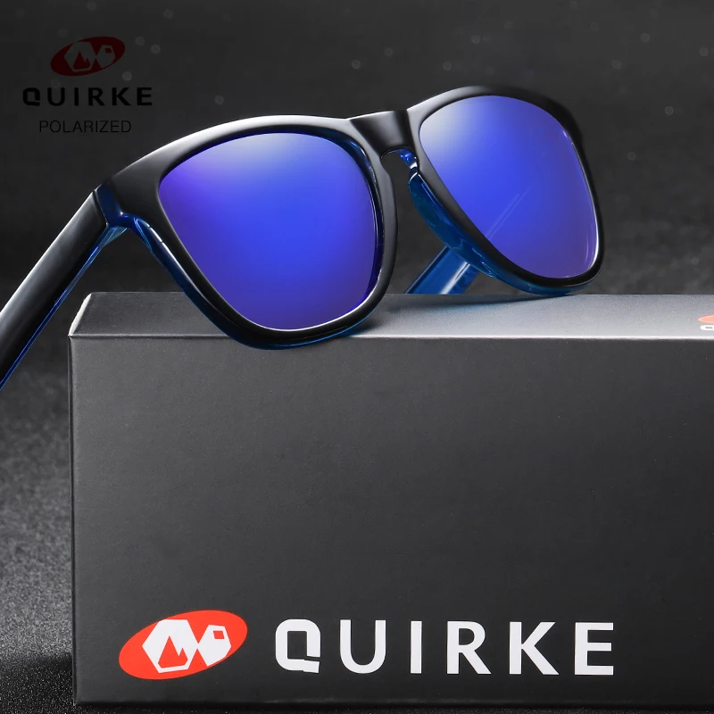 Квирк Polarzied солнцезащитные очки мужские и женские для женщин Элитный бренд