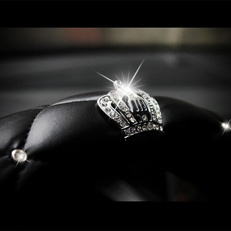 38 см роскошный хрустальный чехол рулевого колеса автомобиля для chevrolet sonic tracker